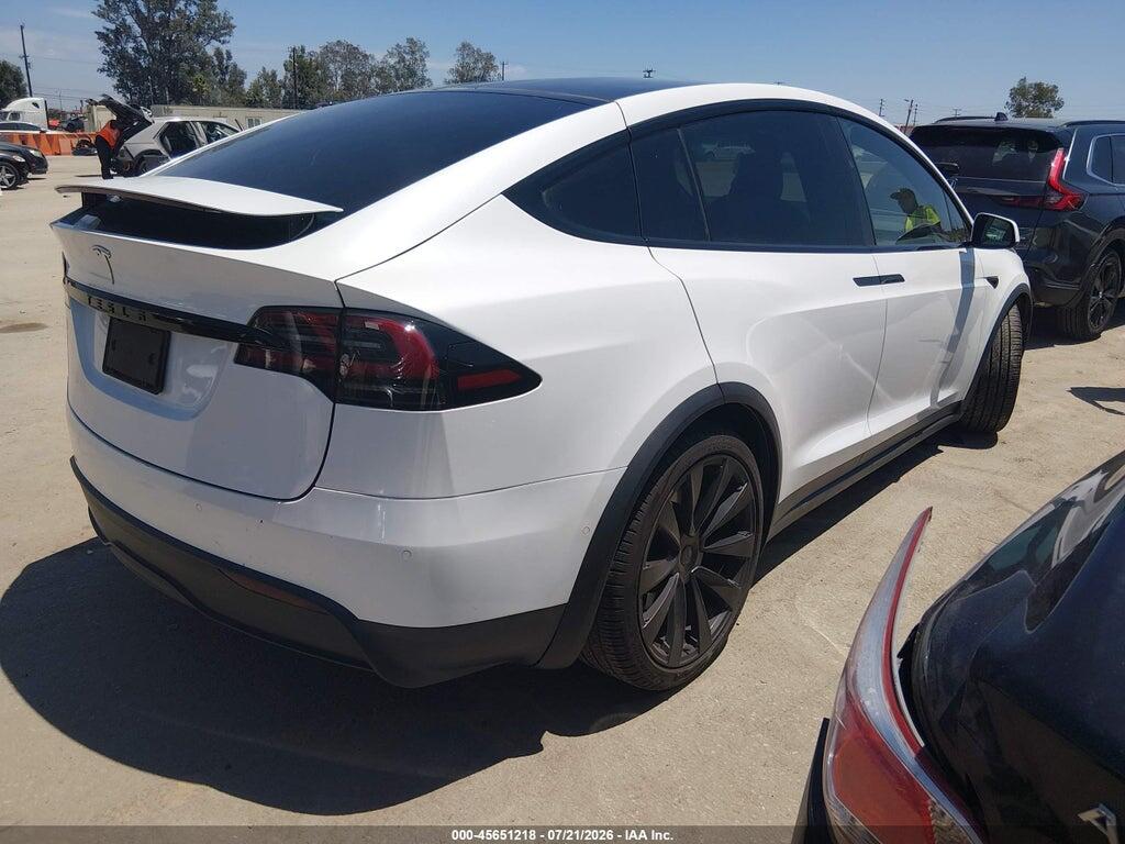 7SAXCBE54NF360891 2022 TESLA MODEL X photo no. 4