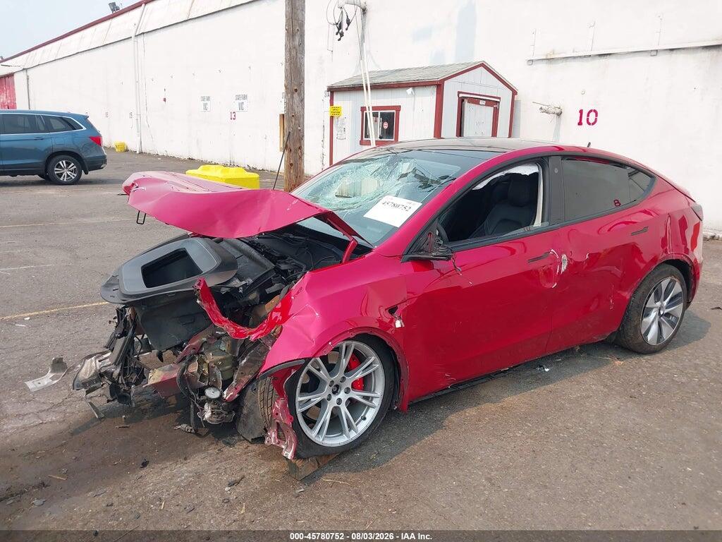 7SAYGDEF5NF327086 2022 TESLA MODEL Y photo no. 6