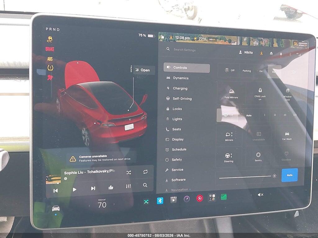 7SAYGDEF5NF327086 2022 TESLA MODEL Y photo no. 7
