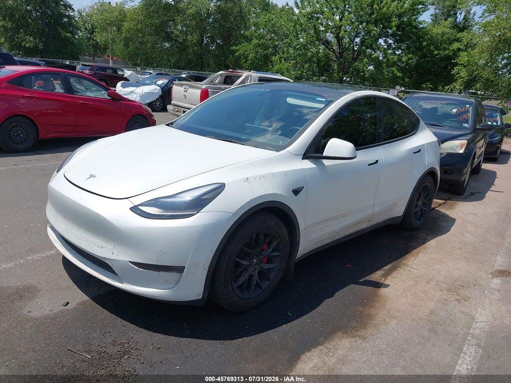 7SAYGDEF8NF455418 2022 TESLA MODEL Y photo no. 2