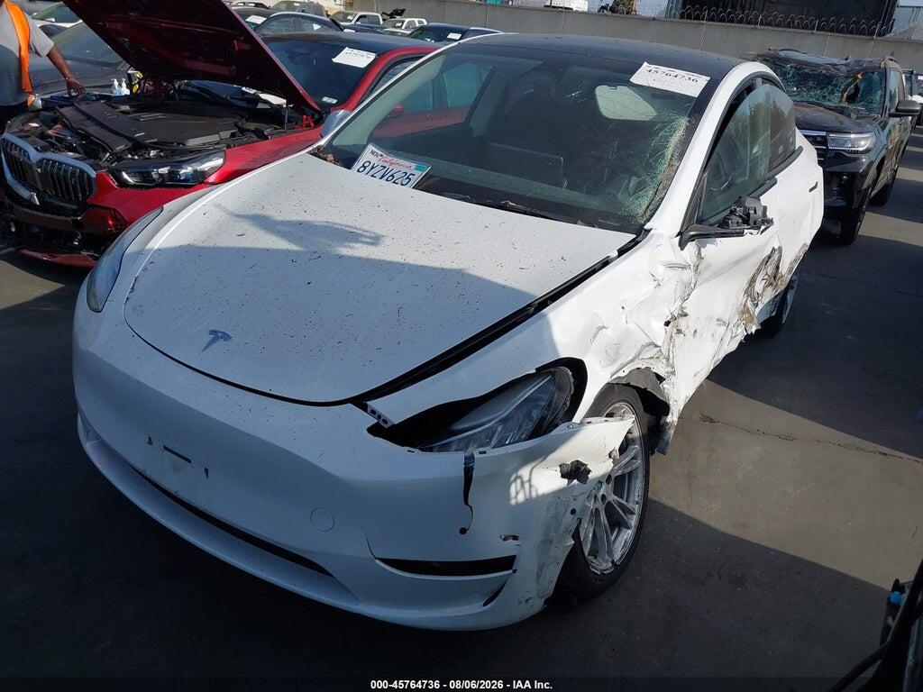 7SAYGDEE9NF317362 2022 TESLA MODEL Y photo no. 2