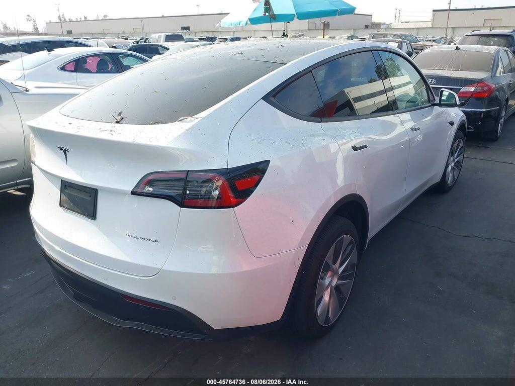 7SAYGDEE9NF317362 2022 TESLA MODEL Y photo no. 4