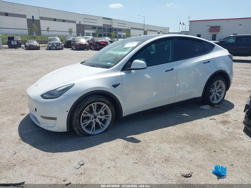 7SAYGDEE2NF320572 2022 TESLA MODEL Y photo no. 2