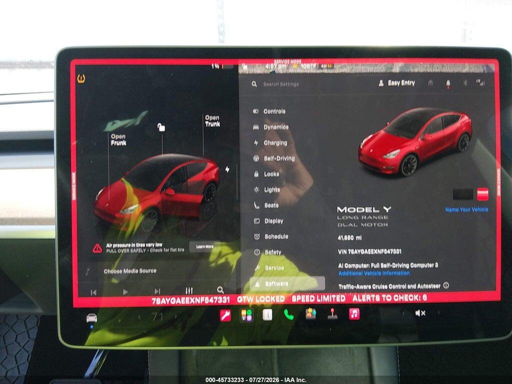 7SAYGAEEXNF547331 2022 TESLA MODEL Y photo no. 7