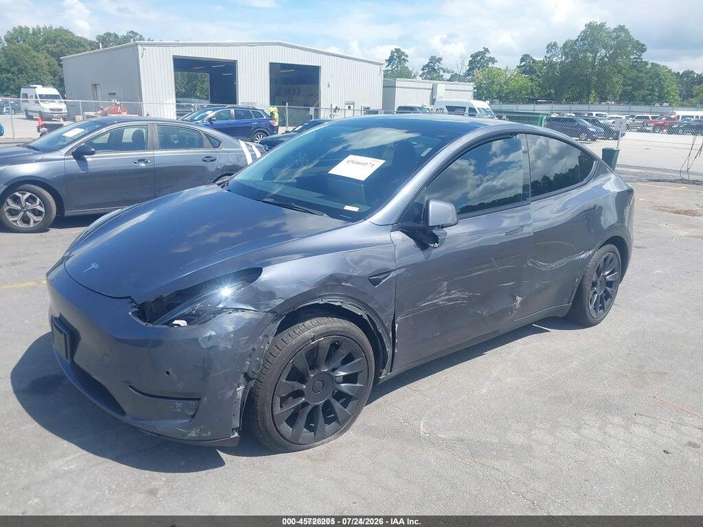 7SAYGDEE4NF446917 2022 TESLA MODEL Y photo no. 2