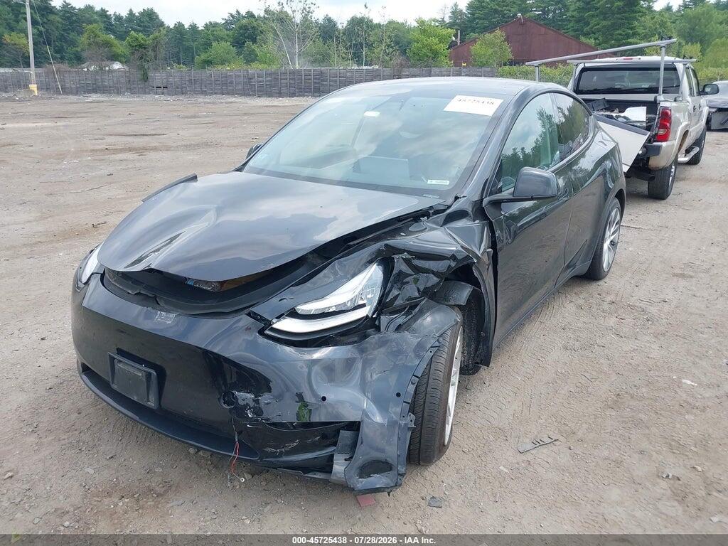 7SAYGDEE2NF313749 2022 TESLA MODEL Y photo no. 2