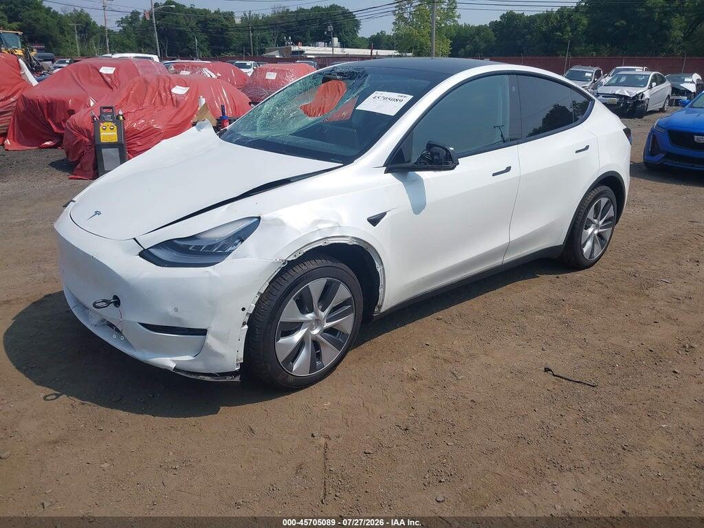7SAYGDEE7NA009992 2022 TESLA MODEL Y photo no. 2
