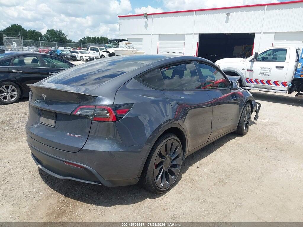7SAYGDEF2NF451719 2022 TESLA MODEL Y photo no. 4
