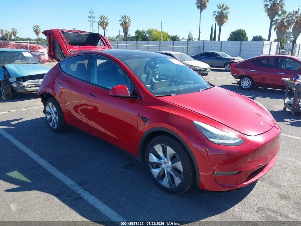 7SAYGDEE5NF314622 2022 TESLA MODEL Y photo no. 1