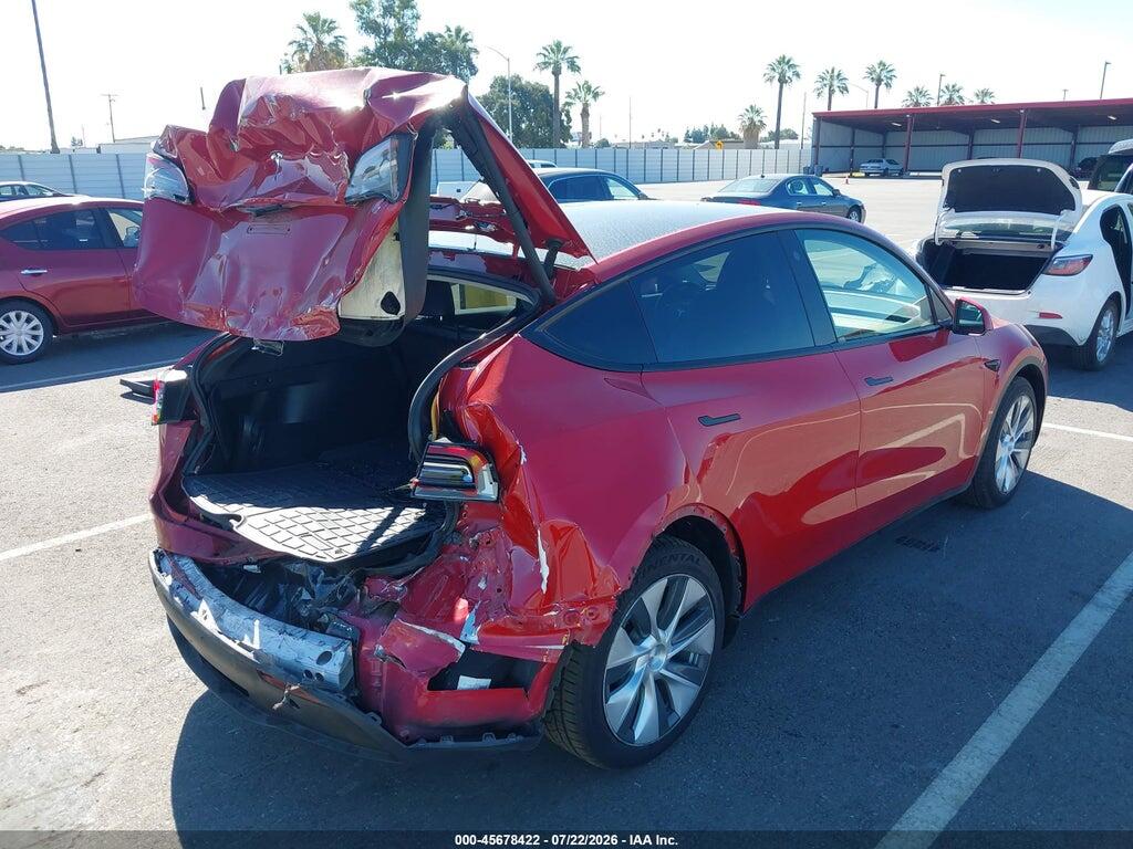 7SAYGDEE5NF314622 2022 TESLA MODEL Y photo no. 4