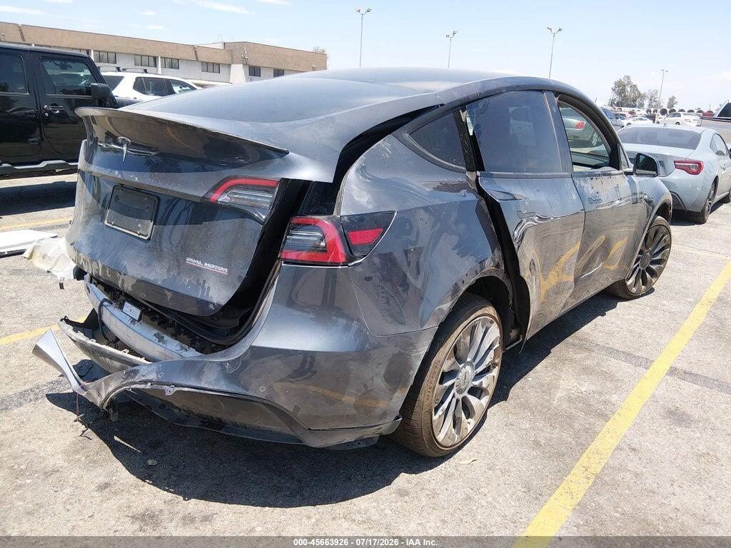 7SAYGDEFXNF405460 2022 TESLA MODEL Y photo no. 4