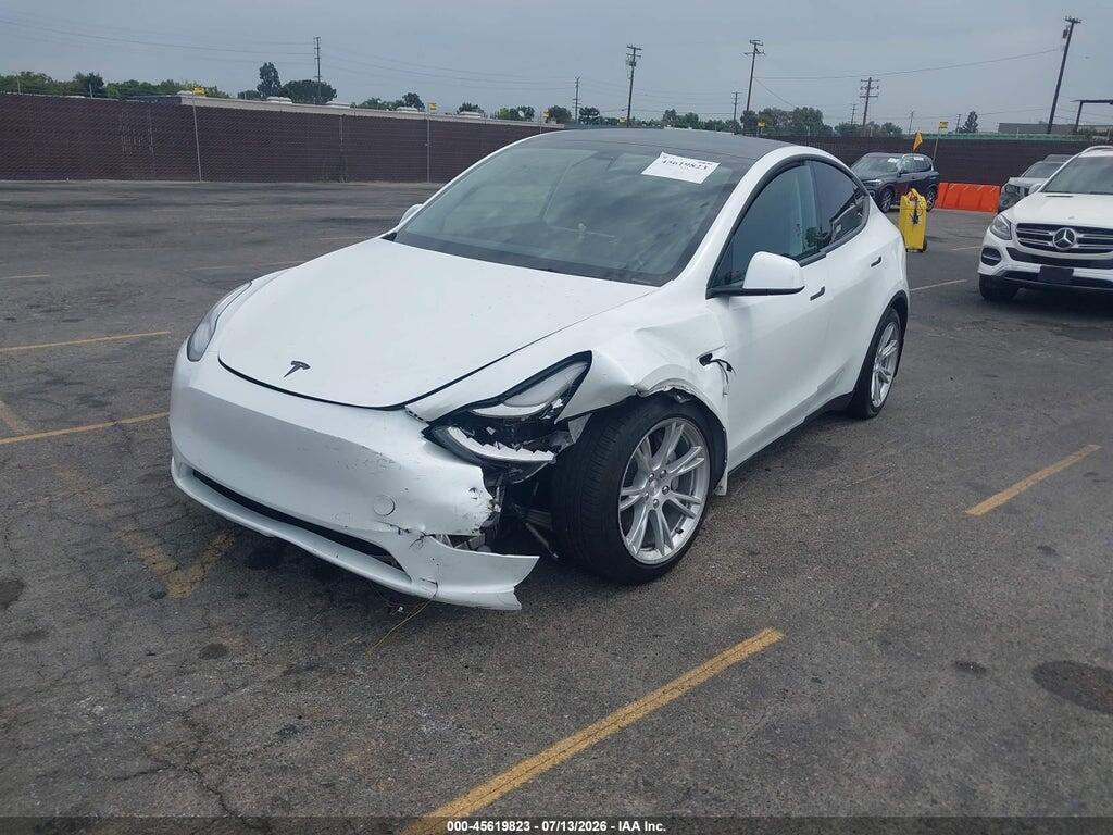 7SAYGDEE6NF347242 2022 TESLA MODEL Y photo no. 2