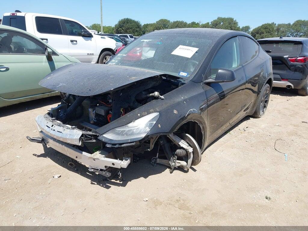 7SAYGDEE2NF359405 2022 TESLA MODEL Y photo no. 2
