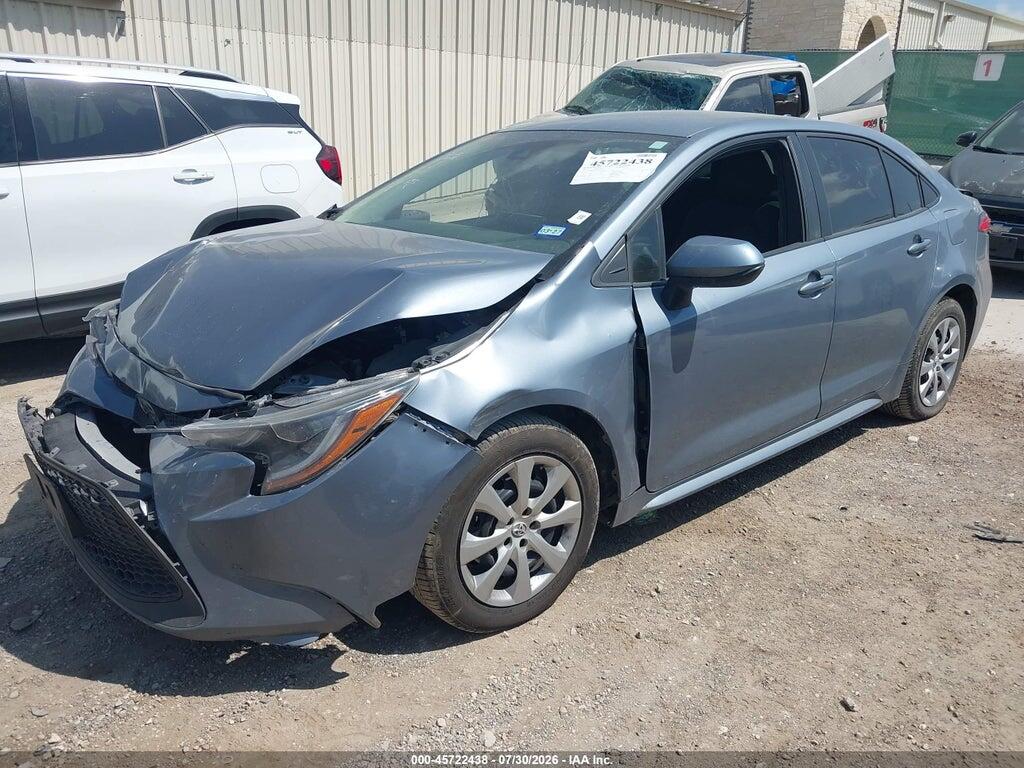 5YFEPMAE8NP320165 2022 TOYOTA COROLLA photo no. 2