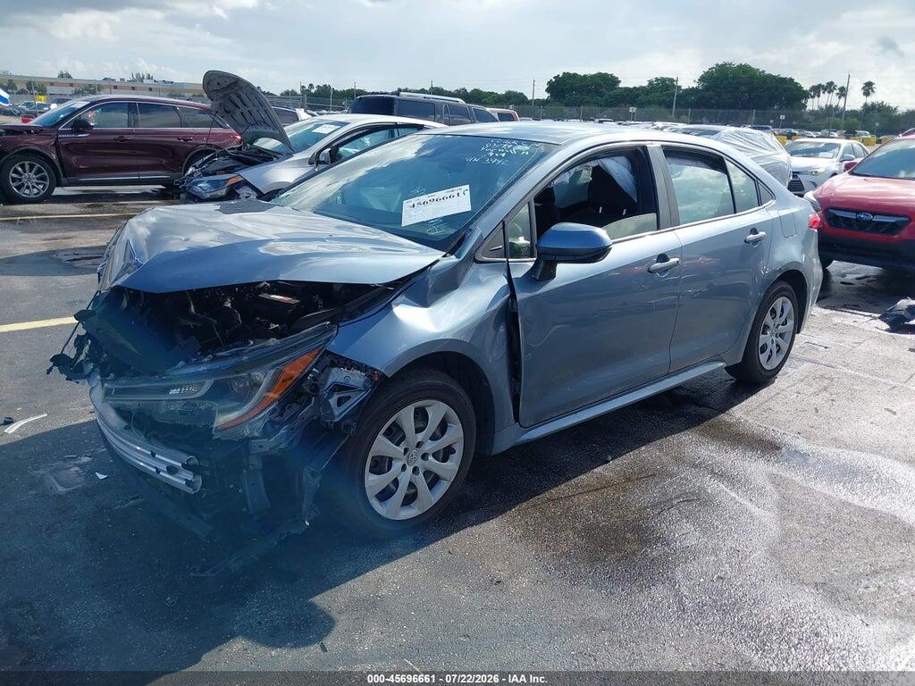 JTDEPMAE2NJ213942 2022 TOYOTA COROLLA photo no. 2
