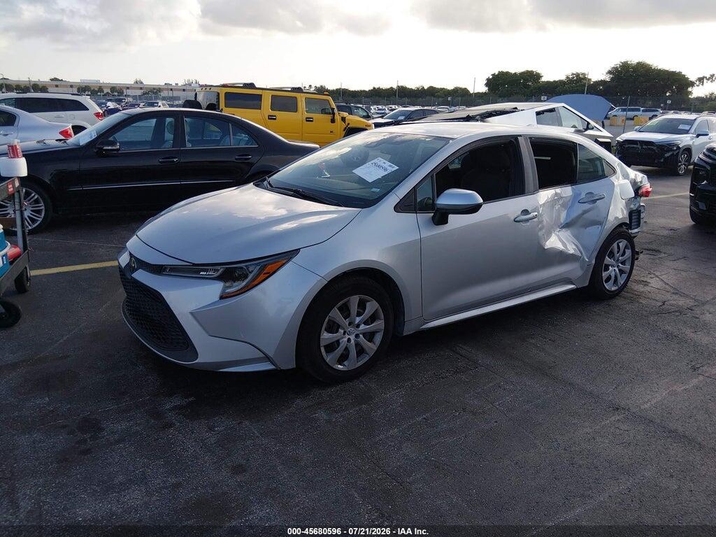 5YFEPMAE4NP342258 2022 TOYOTA COROLLA photo no. 2