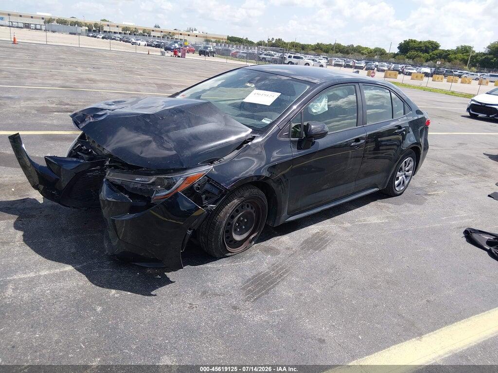 JTDEPMAE2NJ209499 2022 TOYOTA COROLLA photo no. 2