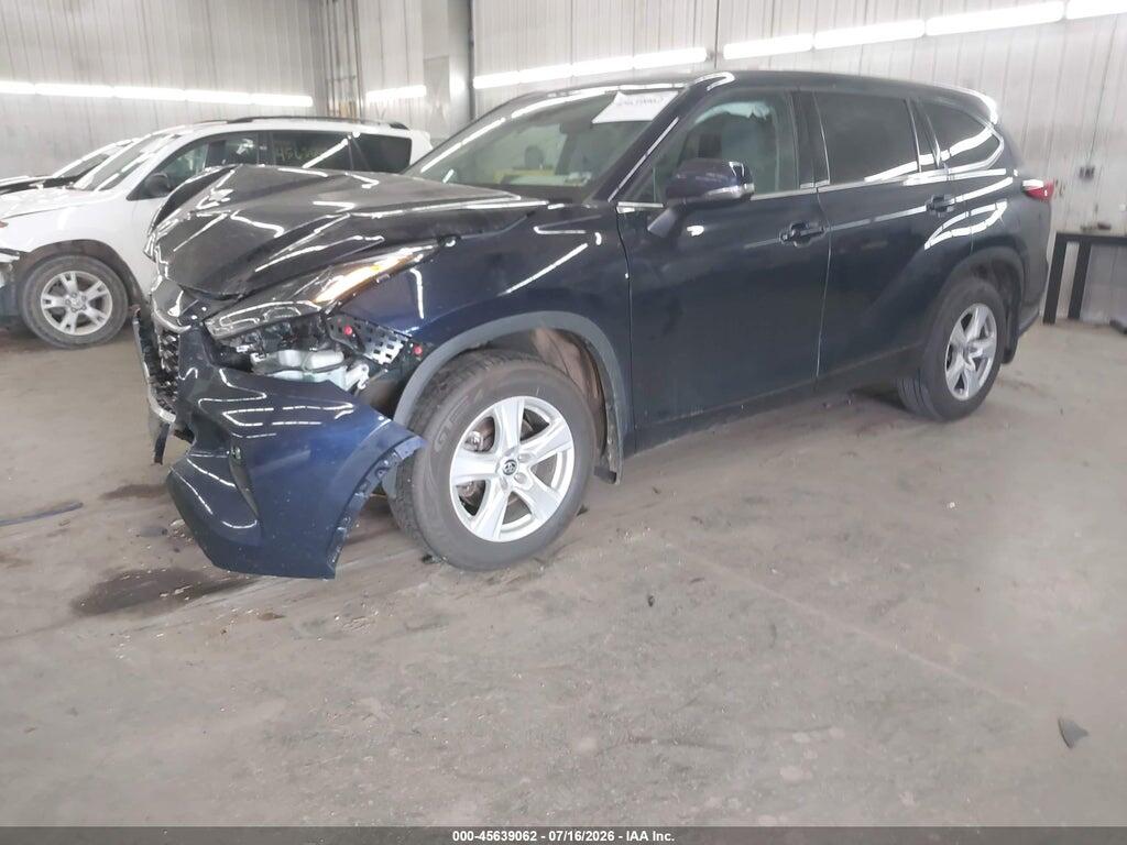 5TDBZRBH6NS243760 2022 TOYOTA HIGHLANDER photo no. 2