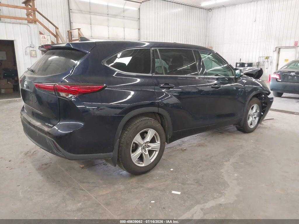 5TDBZRBH6NS243760 2022 TOYOTA HIGHLANDER photo no. 4