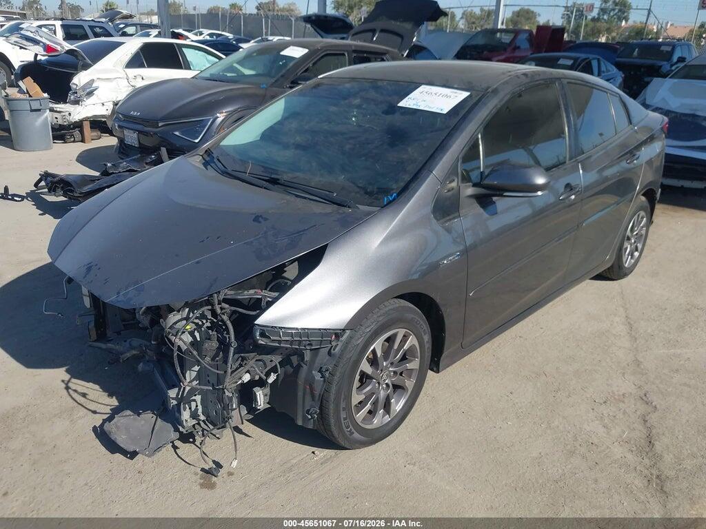 JTDKAMFU1N3162605 2022 TOYOTA PRIUS photo no. 2