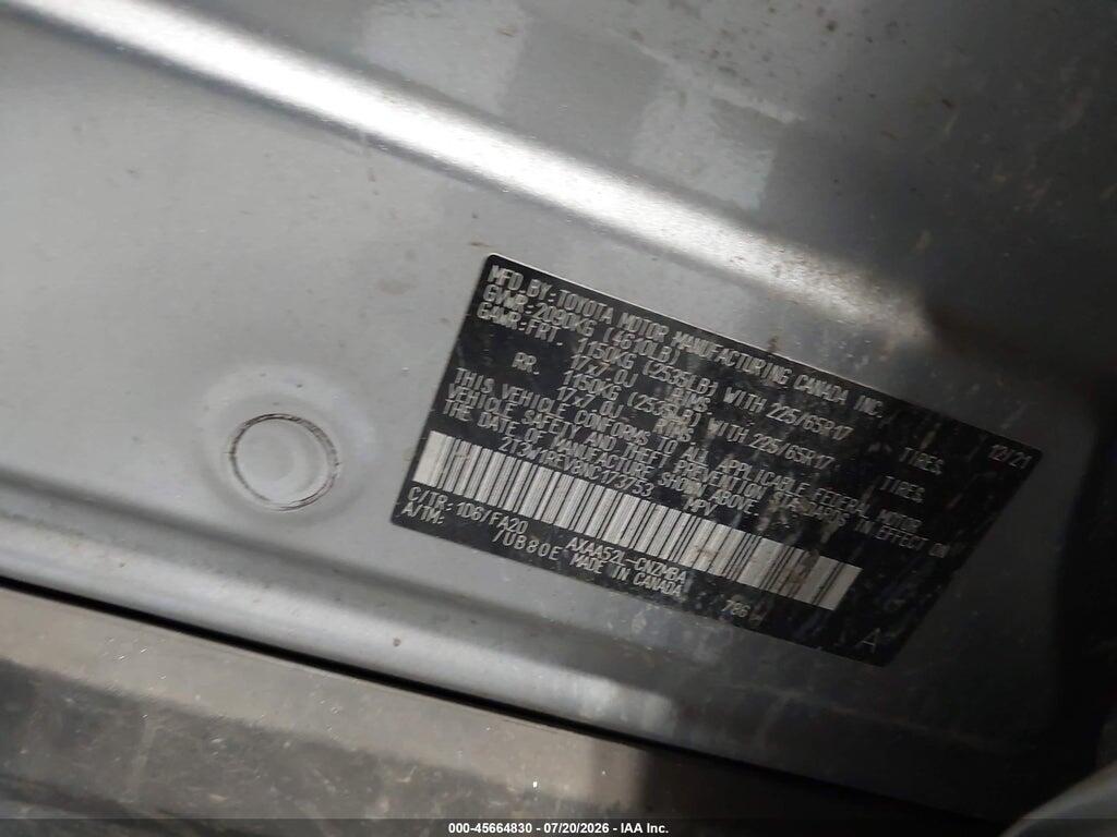 2T3W1RFV8NC173753 2022 TOYOTA RAV4 photo no. 9