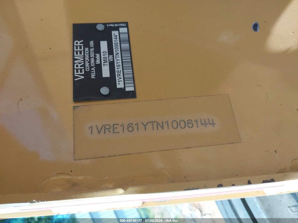 1VRE161YTN1006144 2022 VERMEER HAYCUTTER photo no. 9