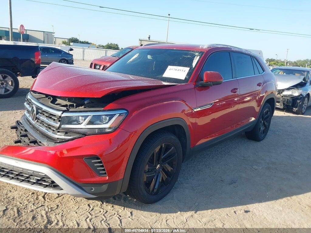 1V2JE2CA0NC216215 2022 VOLKSWAGEN ATLAS CROSS SPORT photo no. 2