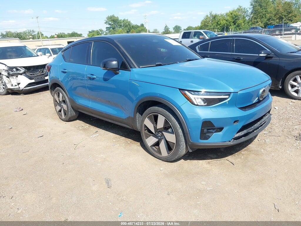 2022 VOLVO C40 RECHARGE PURE ELECTRIC YV4ED3GB6N2007949