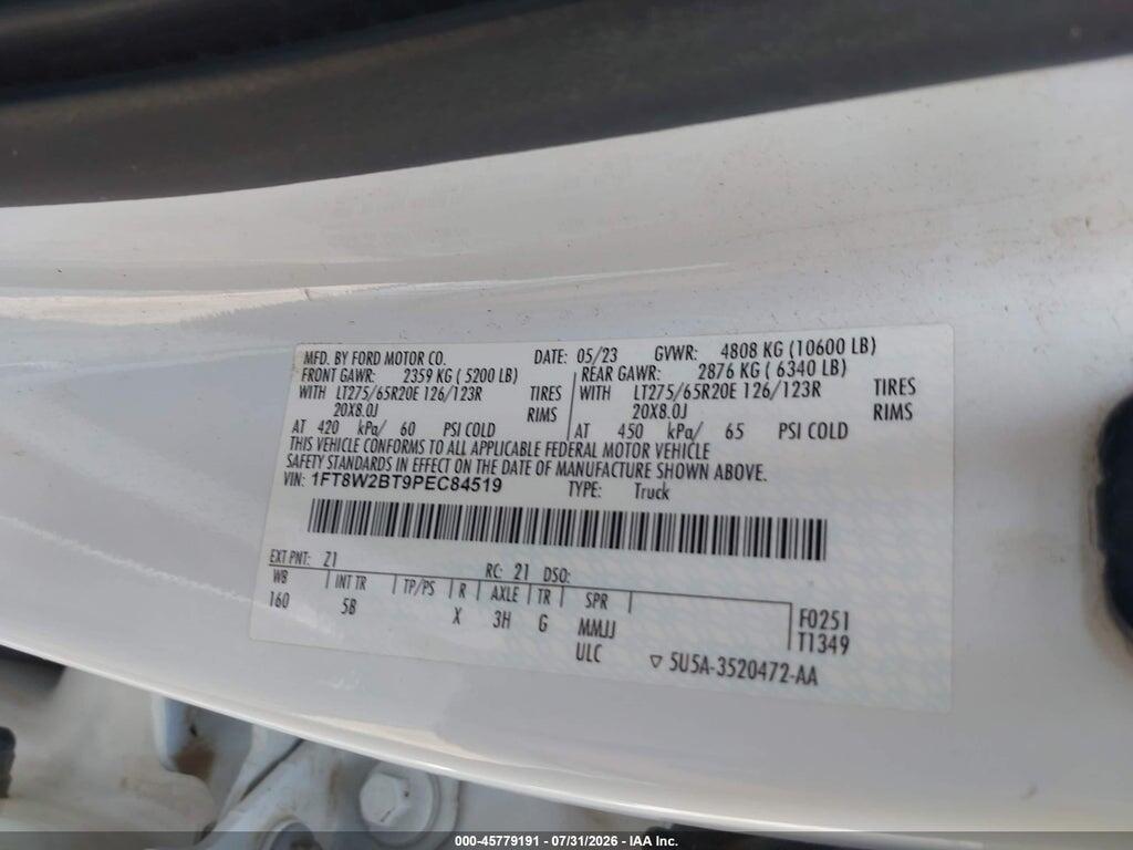 1FT8W2BT9PEC84519 2023 FORD F-250 photo no. 9