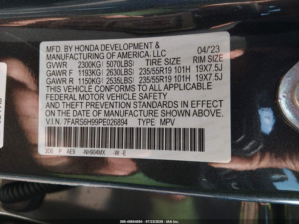7FARS6H99PE026894 2023 HONDA CR-V HYBRID photo no. 9