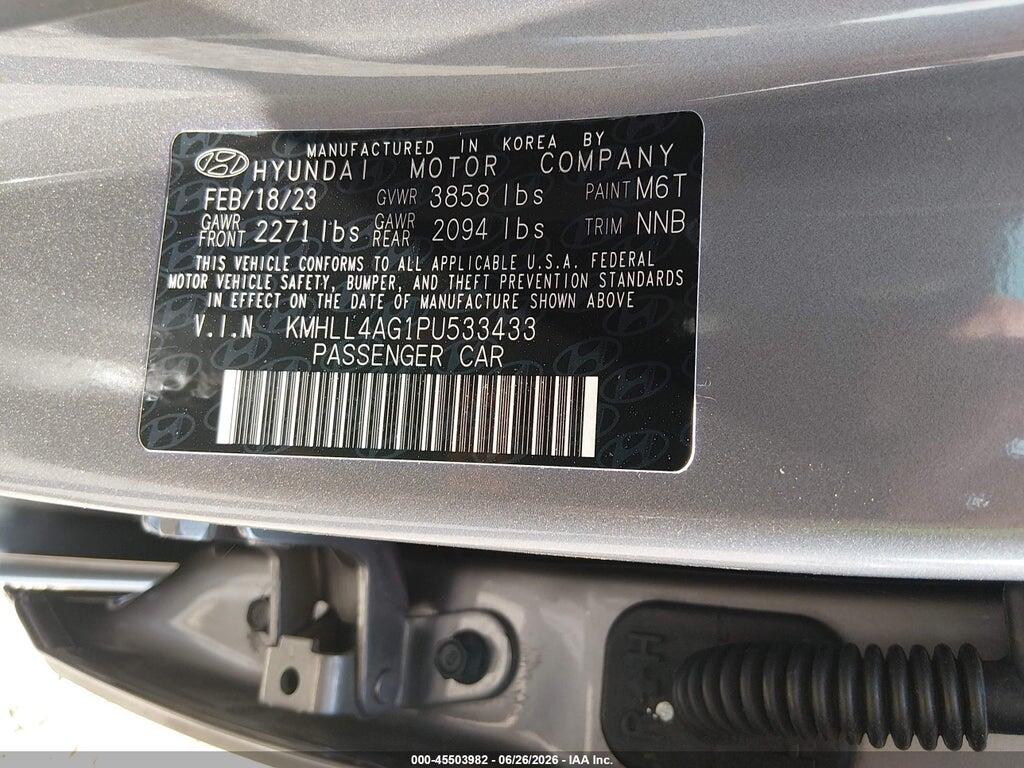 KMHLL4AG1PU533433 2023 HYUNDAI ELANTRA photo no. 9