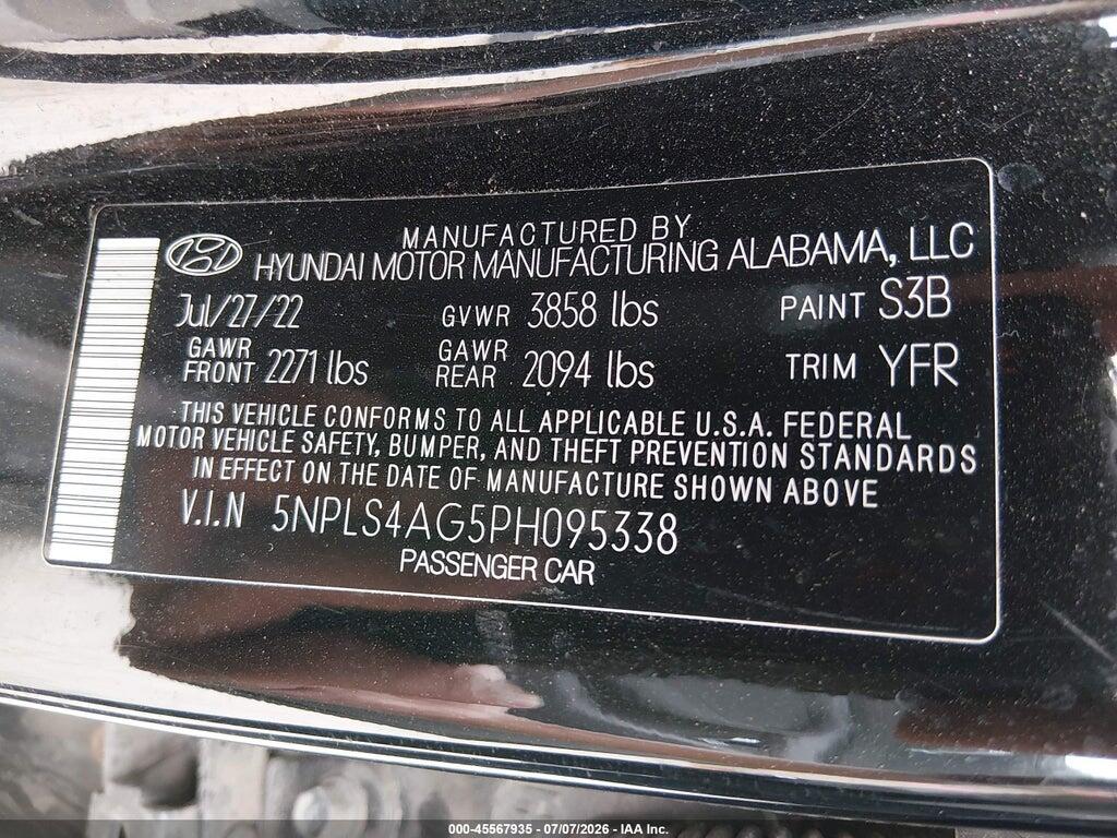 5NPLS4AG5PH095338 2023 HYUNDAI ELANTRA photo no. 9