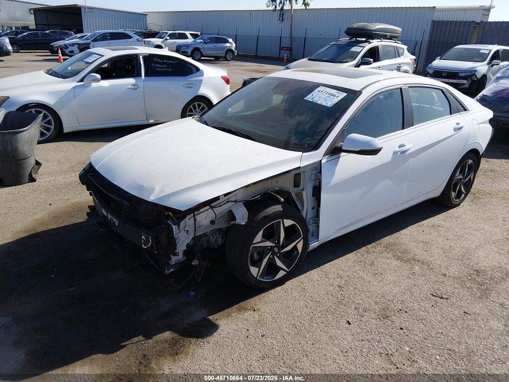 KMHLN4AJ2PU038700 2023 HYUNDAI ELANTRA HYBRID photo no. 2