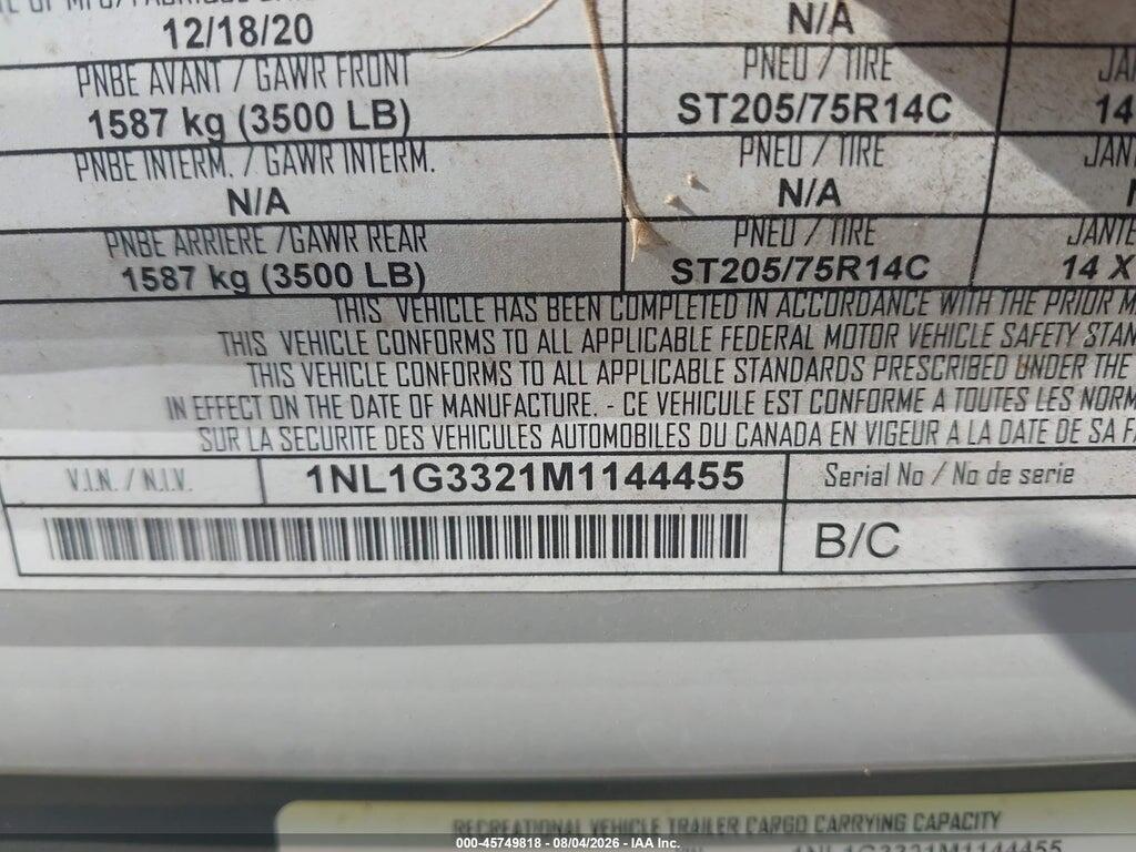 1NL1G3321M1144455 2021 KING 279BH photo no. 9