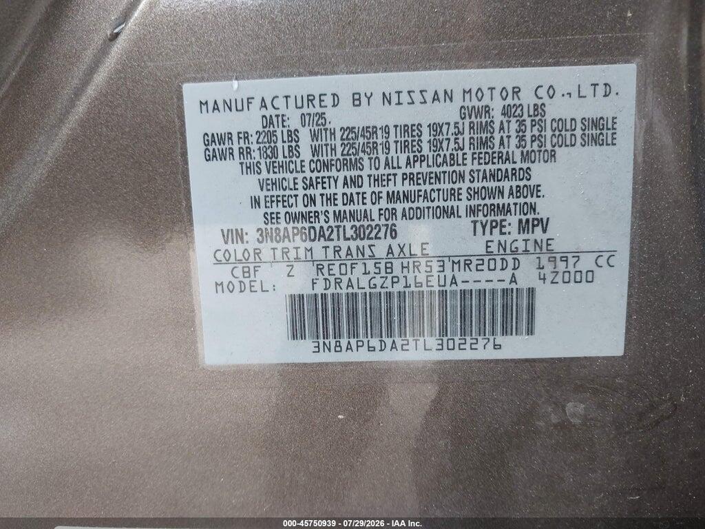 3N8AP6DA2TL302276 2026 NISSAN KICKS photo no. 9