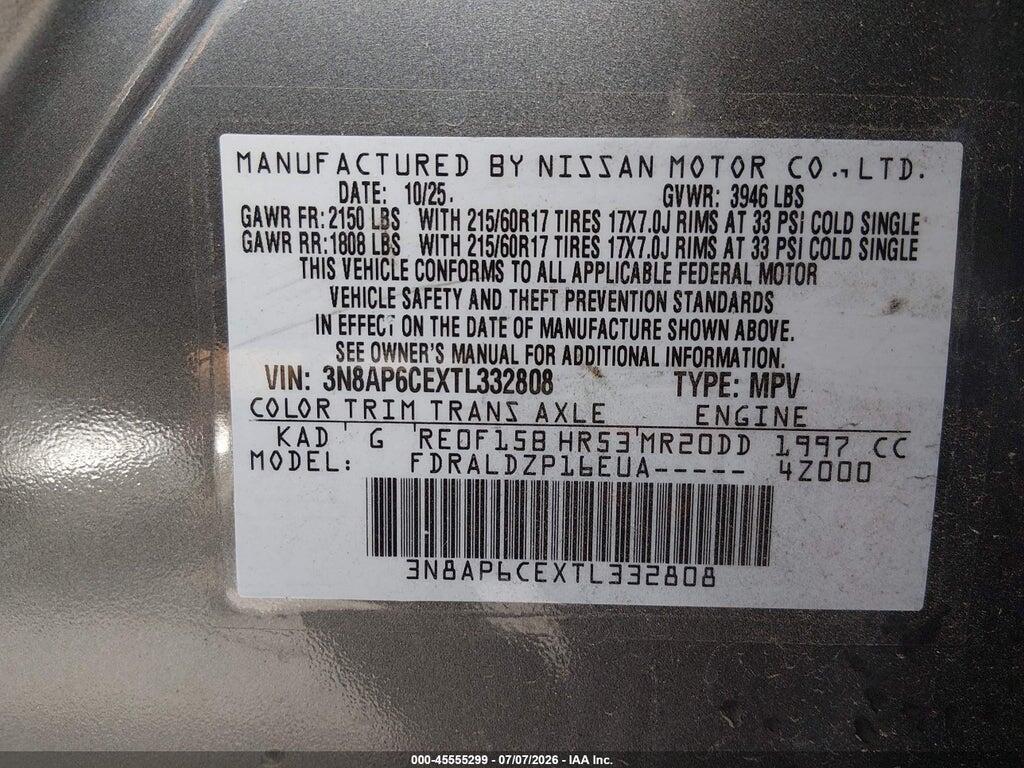 3N8AP6CEXTL332808 2026 NISSAN KICKS photo no. 9