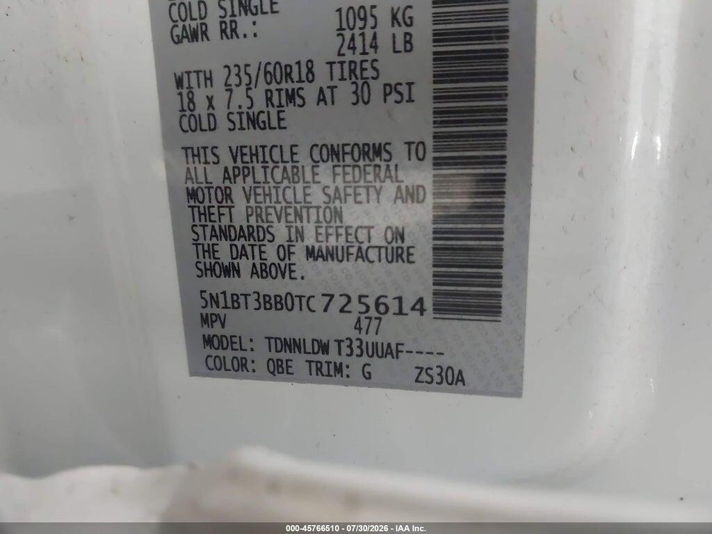 5N1BT3BB0TC725614 2026 NISSAN ROGUE photo no. 9