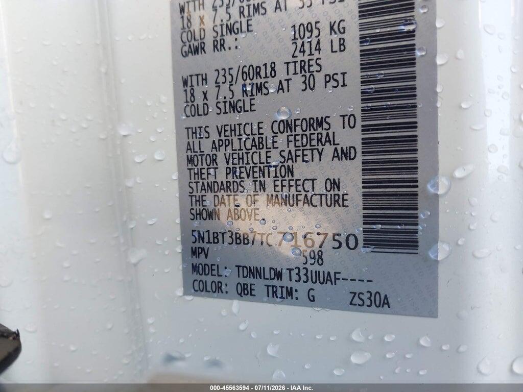 5N1BT3BB7TC716750 2026 NISSAN ROGUE photo no. 9