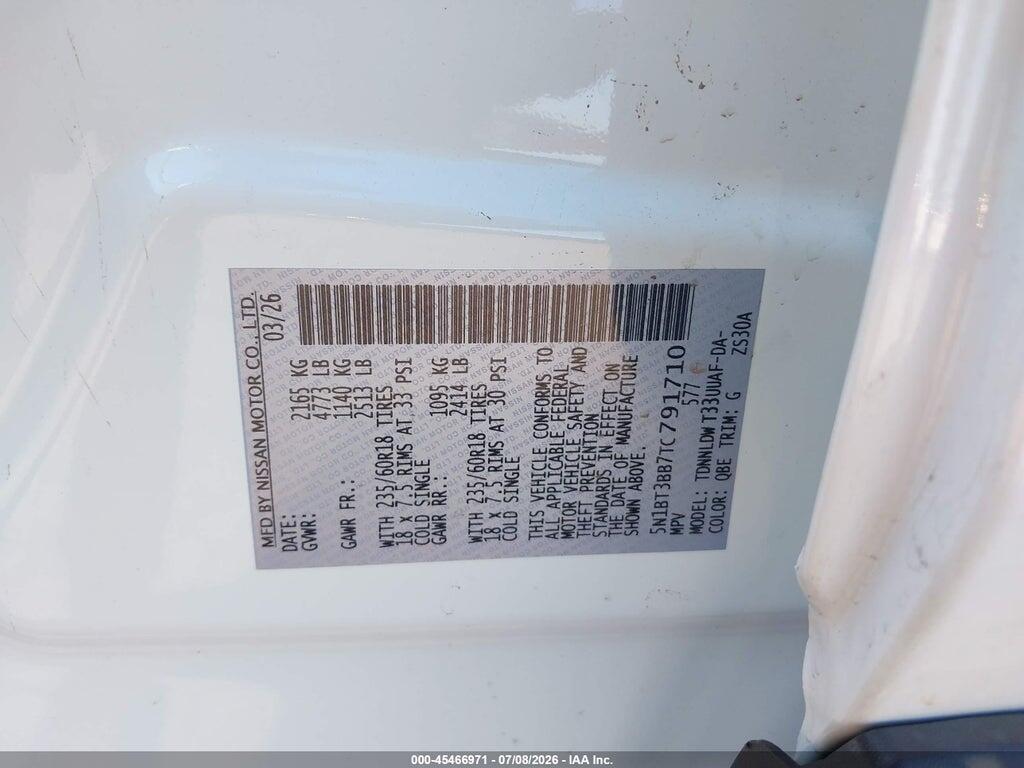 5N1BT3BB7TC791710 2026 NISSAN ROGUE photo no. 9
