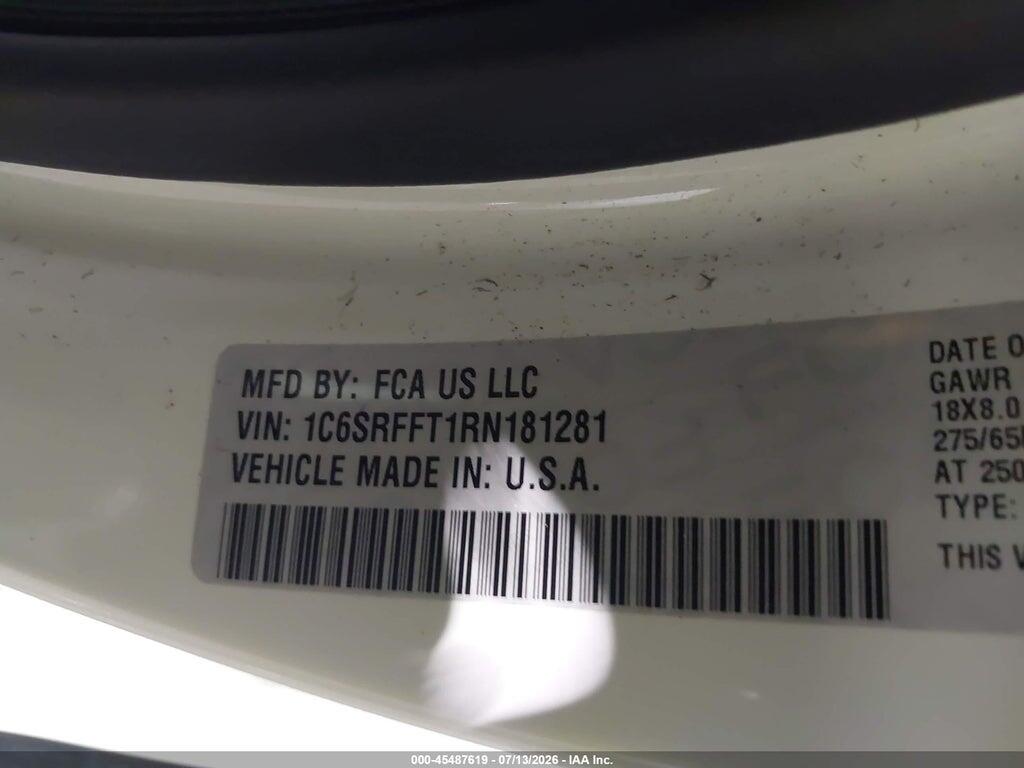 1C6SRFFT1RN181281 2024 RAM 1500 photo no. 9