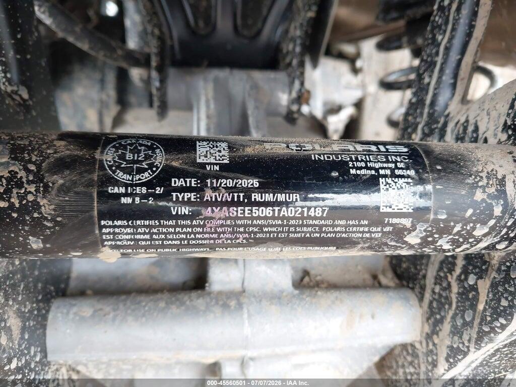 4XASEE506TA021487 2026 POLARIS SPORTSMAN photo no. 10