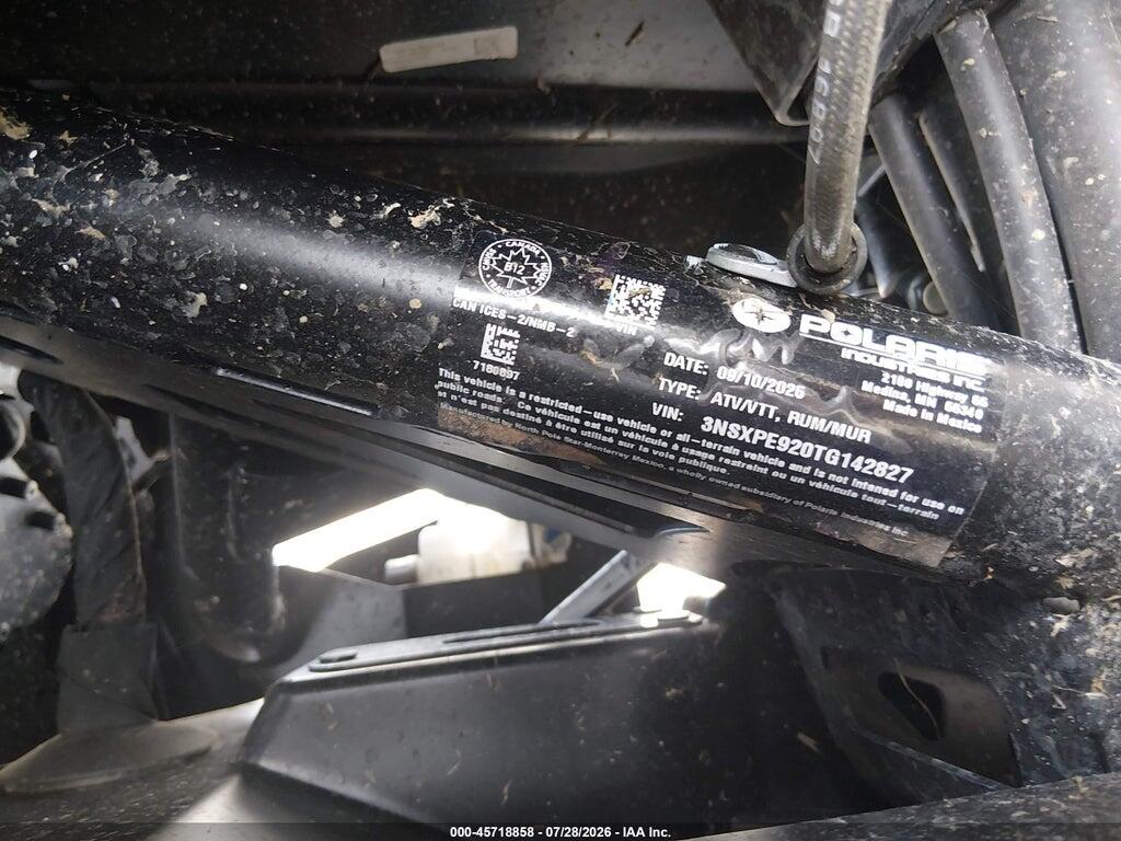 3NSXPE920TG142827 2026 POLARIS RZR photo no. 10