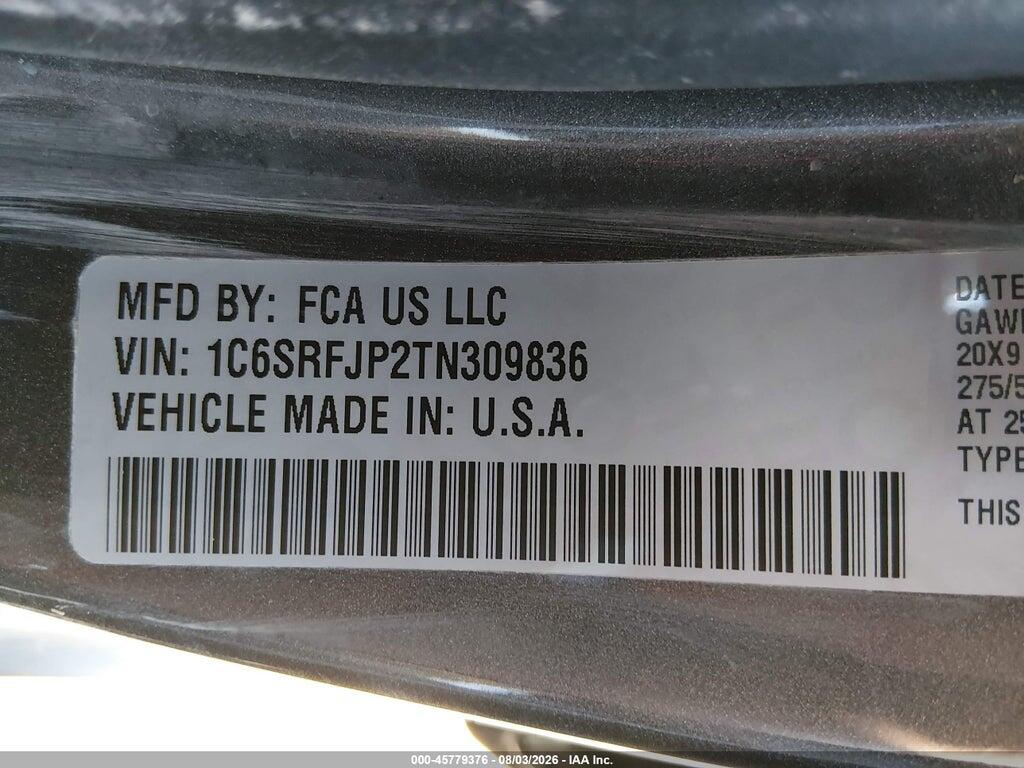 1C6SRFJP2TN309836 2026 RAM 1500 photo no. 9