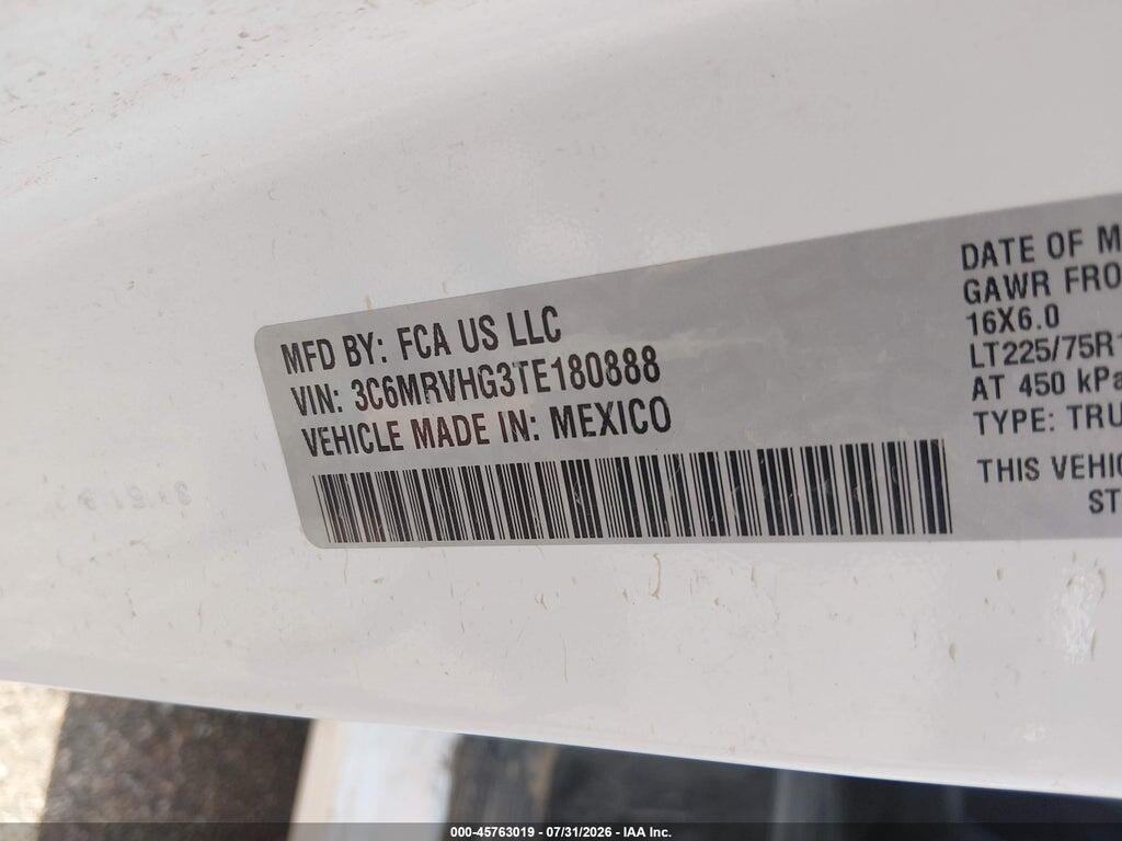 3C6MRVHG3TE180888 2026 RAM PROMASTER 3500 photo no. 9