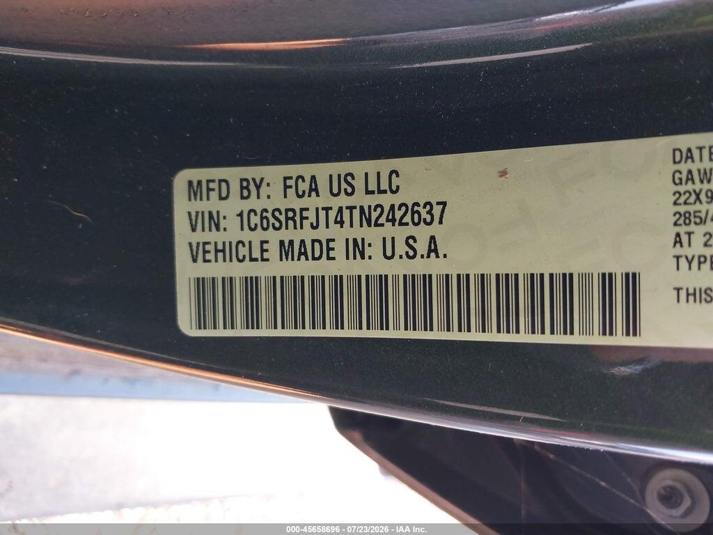 1C6SRFJT4TN242637 2026 RAM 1500 photo no. 9