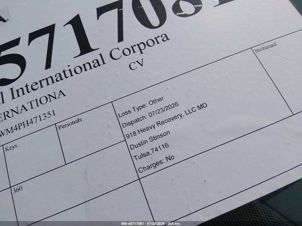 1HTKSSWM4PH471351 2023 INTERNATIONAL CV photo no. 11