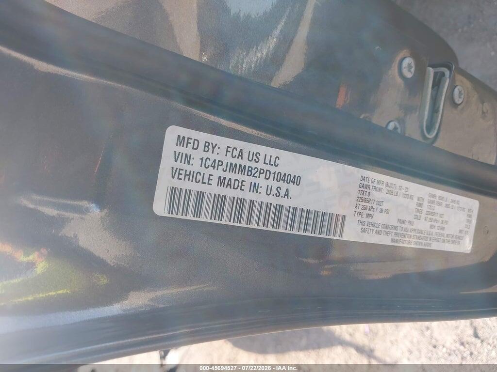 1C4PJMMB2PD104040 2023 JEEP CHEROKEE photo no. 9