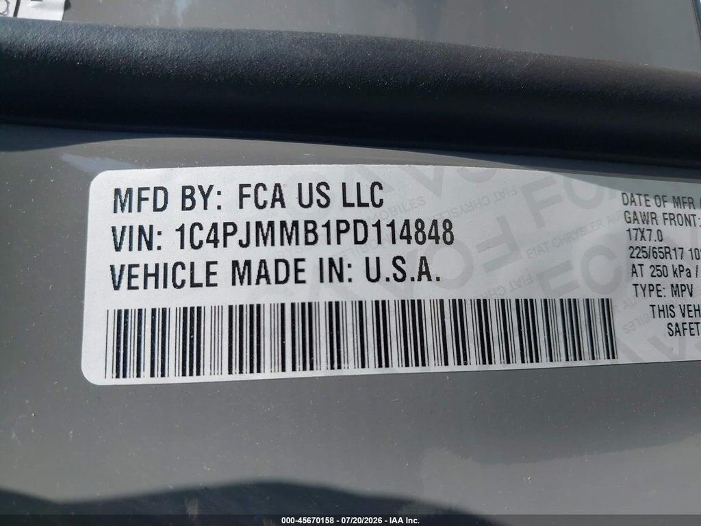 1C4PJMMB1PD114848 2023 JEEP CHEROKEE photo no. 9