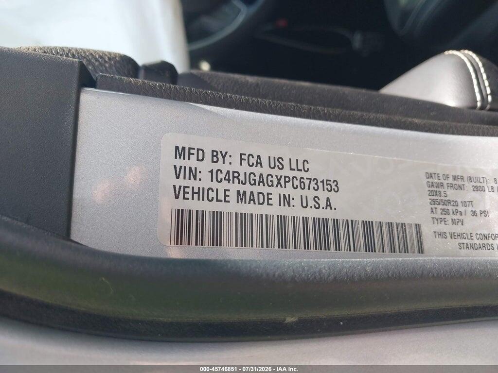 1C4RJGAGXPC673153 2023 JEEP GRAND CHEROKEE photo no. 9