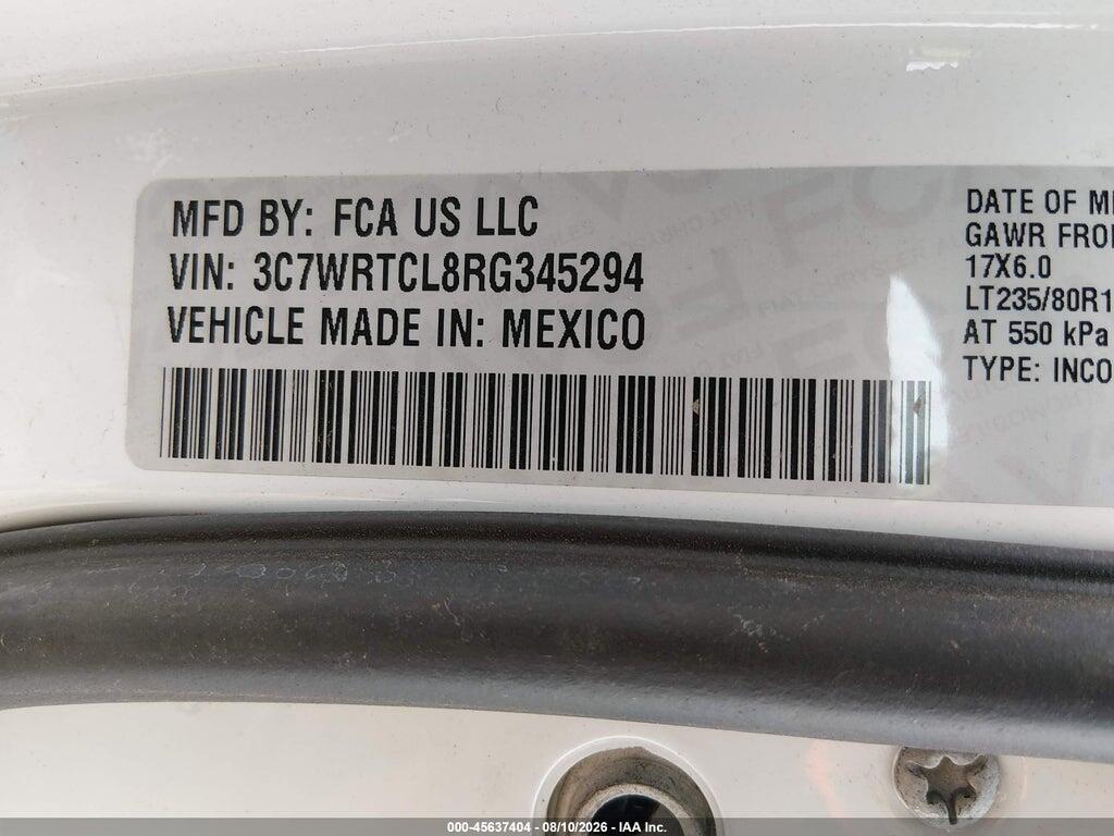 3C7WRTCL8RG345294 2024 RAM 3500 photo no. 9